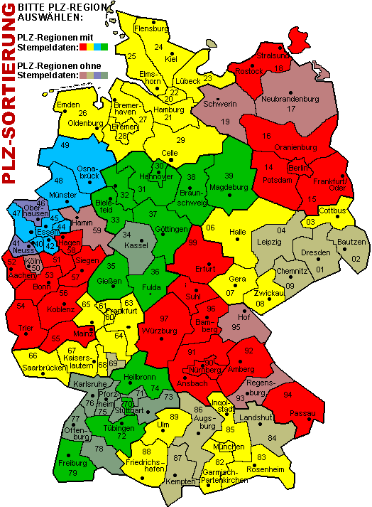 PLZ DEUTSCHLAND